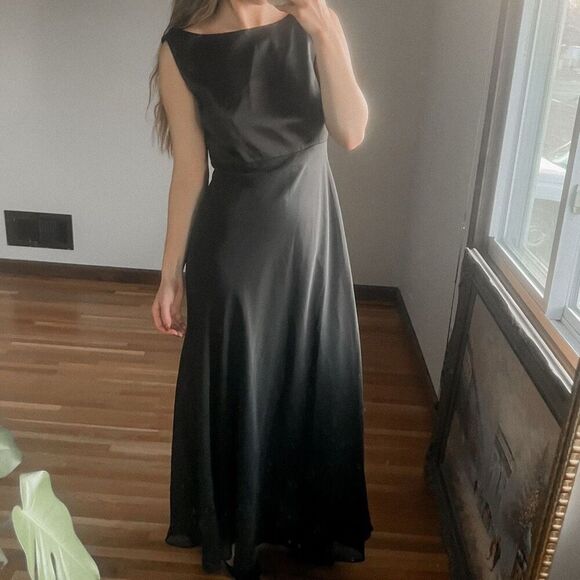 Vintage Romantic Long Length Dress With Scoop Back Size S - Picture 1 of 7